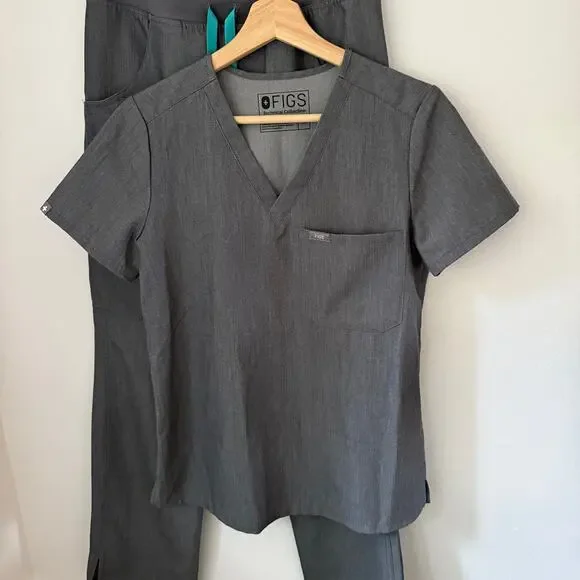 Figs Set in Graphite / Kade Scrub Pants Catarina Top XS - Picture 2 of 6